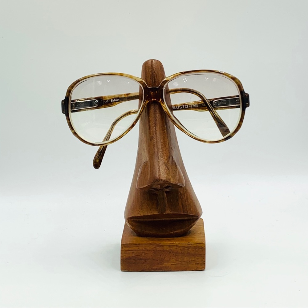 Vintage Safilo Elasta Brown Oval Sunglasses Frames